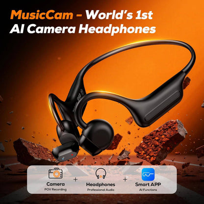 MusicCam Bone Conduction Sports Headphones