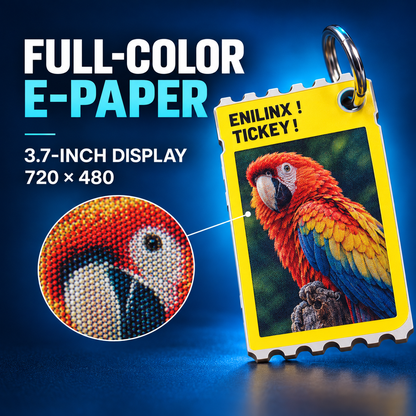 A Customizable Clip-On Color E-Paper Card